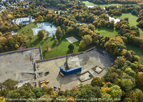 21.10.2025 - Geothermie-Baustelle am Michaelibad in Berg am Laim und Neuperlach